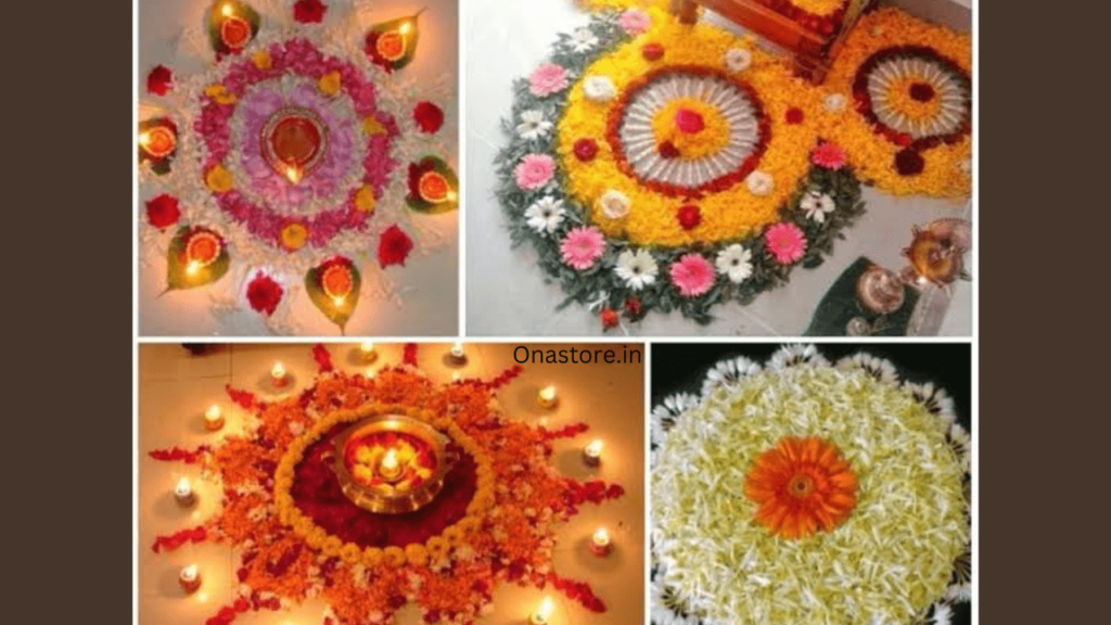 गुरुवायुर पूजा और समारोहों के दौरान, विस्तृत फूलों के कोल्लम या रंगोली को देखना आम बात है।