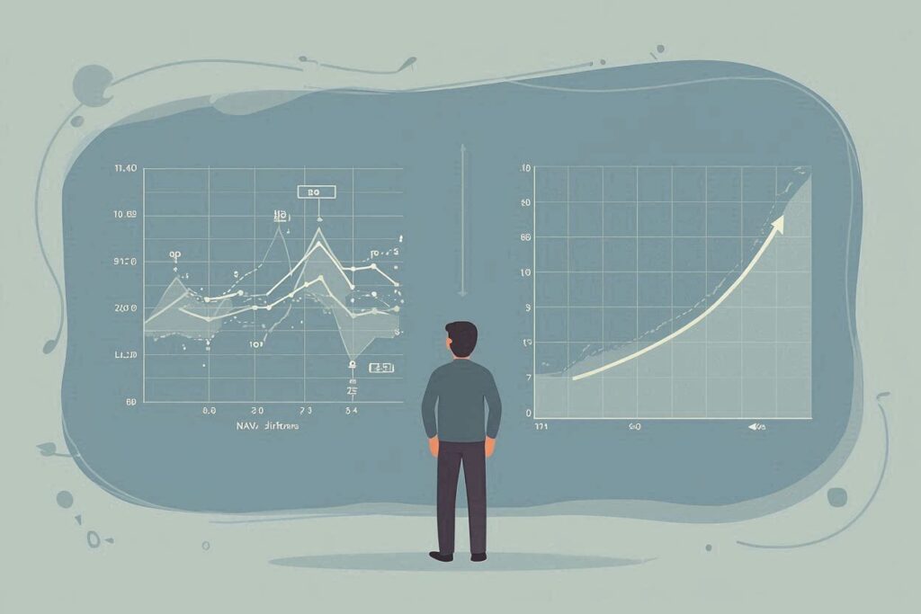 mutual fund volatility vs long term loss explained